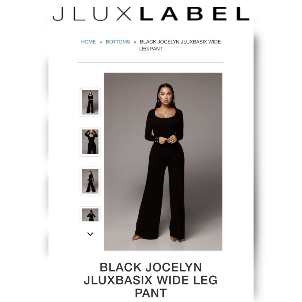 JLUXLABEL JOCELYN WIDE LEG PANT